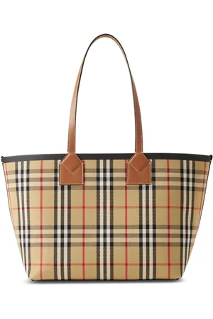 Burberry Small London checked tote