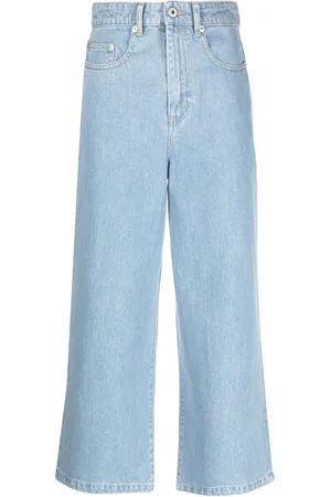 Kenzo Sumire cropped wide-leg jeans