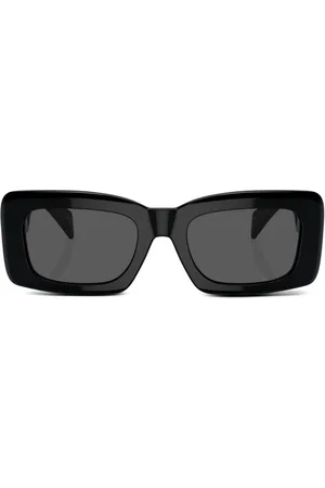 VERSACE Greca-detail square-frame sunglasses