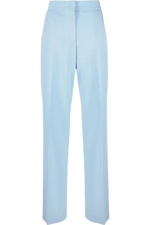 Msgm High-waisted virgin wool trousers