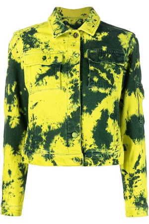FERRARI Prancing Horse bleached-effect jacket