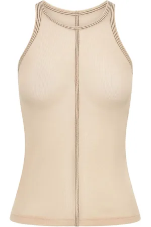 DION LEE Round-neck sleeveless tank top