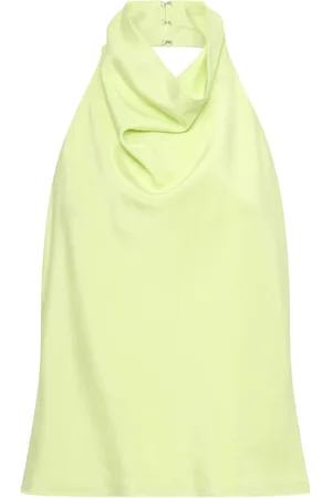 DION LEE Cowl-neck sleeveless top