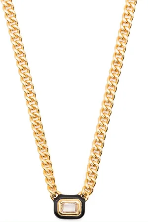 Missoma Stone-detail chain necklace