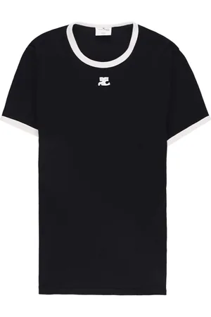 Courrèges Bumpy contrast T-shirt