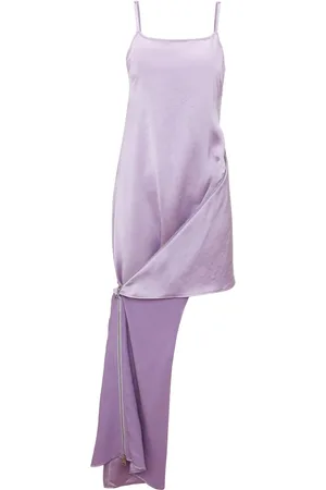 J.W.Anderson Crease-effect ankle-length dress