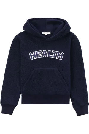 Sporty & Rich Embroidered fleece hoodie