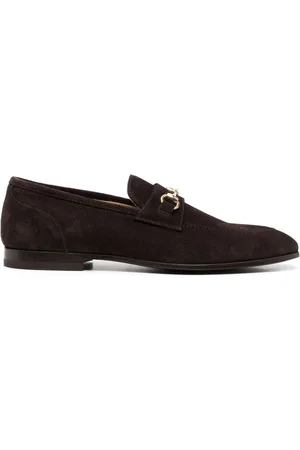 Scarosso Buckle-detail suede loafers