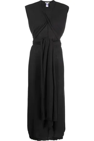 LEMAIRE Tie-detail cotton dress
