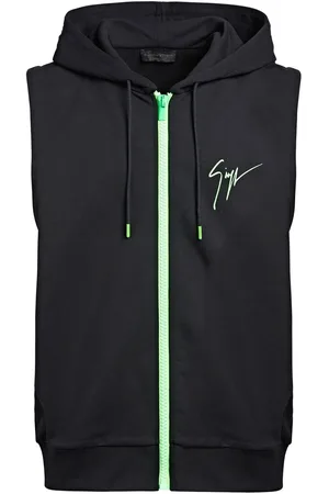 Giuseppe Zanotti Lr-41 logo-print sleeveless hoodie