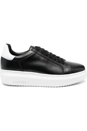 Scarosso Lace-up leather sneakers