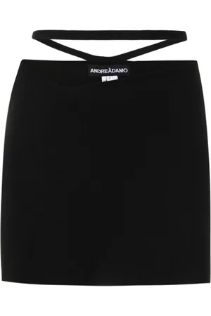 ANDREADAMO Cut-out belted mini skirt