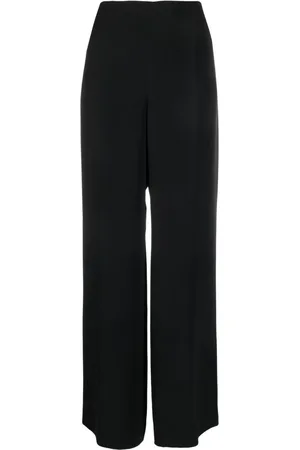 Giorgio Armani 1990s wide-legged tailored silk trousers