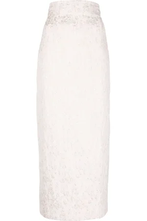 Serafini Jacquard pencil skirt