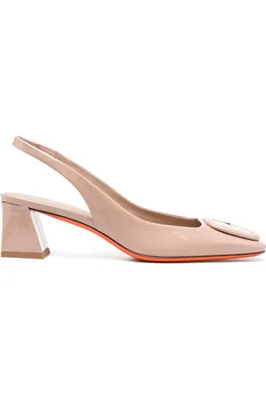 santoni 55mm slingback pumps