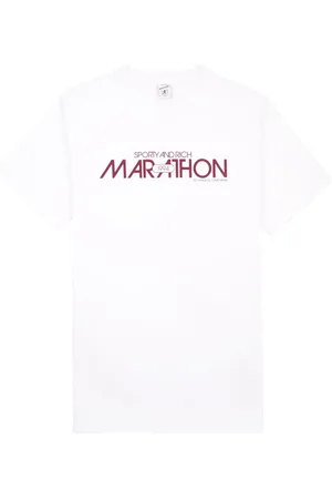Sporty & Rich Marathon cotton T-shirt