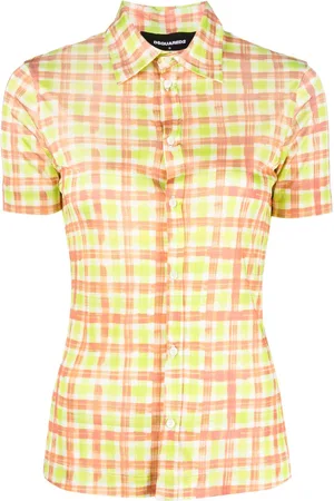 Dsquared2 Check-print short-sleeve shirt