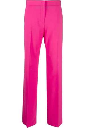 Msgm High-waist wide-leg wool trousers