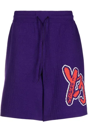 Y-3 Logo-print track shorts