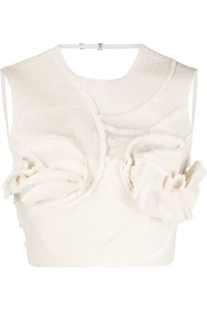 Jacquemus Le haut Artichaut crop top