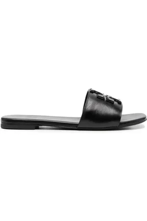 Tory Burch Logo-patch detail sandals