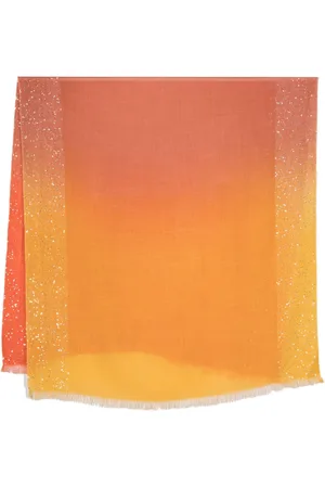 Faliero Sarti Ombré-effect frayed scarf