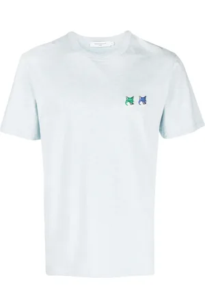 Maison Kitsuné Fox-patch cotton T-shirt