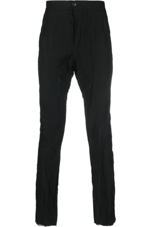MASNADA Cotton-blend tapered trousers