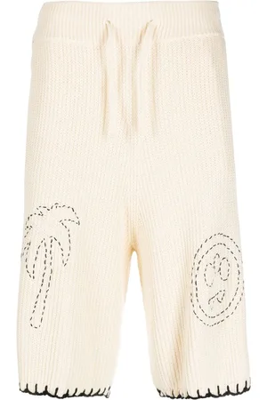 BARROW Logo-embroidered cotton shorts