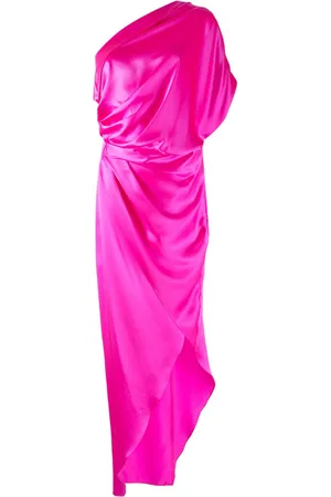 Michelle Mason Asymmetric draped midi-dress
