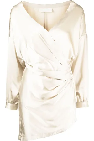 Michelle Mason Draped-detail mini dress.
