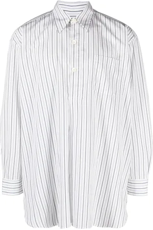 OUR LEGACY Striped long-sleeve cotton shirt