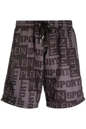 Philipp Plein Logo-print swim shorts