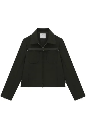 Courrèges Zip-up cropped jacket