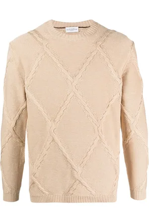 BALLANTYNE Textured cotton jumper