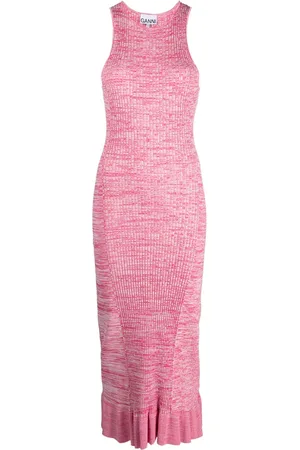 Ganni Knitted midi dress