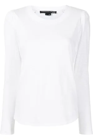 VERONICA BEARD Round neck long-sleeved T-shirt