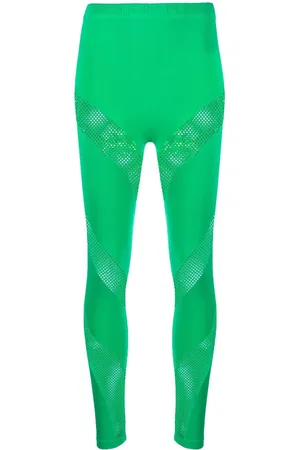Philipp Plein Perforated-panelled seamless leggings