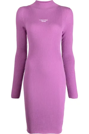 Calvin Klein Logo-detail bodycon dress