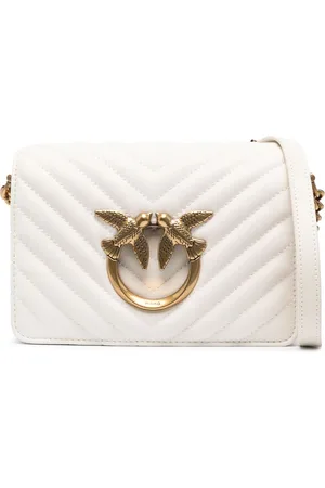 Pinko Love Birds-buckle crossbody bag