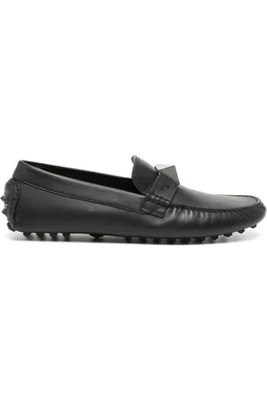 VALENTINO GARAVANI Rockstud embellished driver shoes