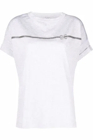 Brunello Cucinelli Logo plaque T-shirt