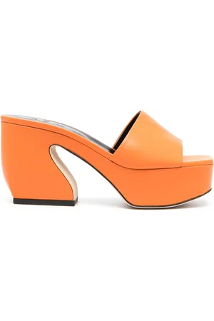 SI ROSSI 95mm sculpted-heel sandals