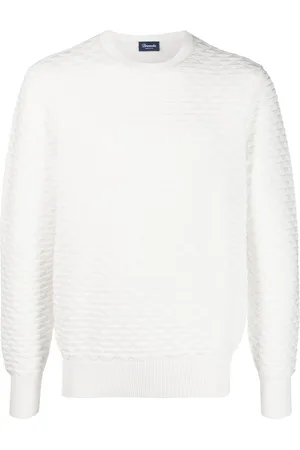 DRUMOHR Diamond-pattern cotton jumper