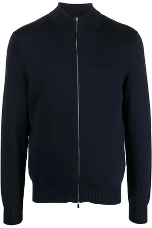Malo Long-sleeve zip-up sweatshirt