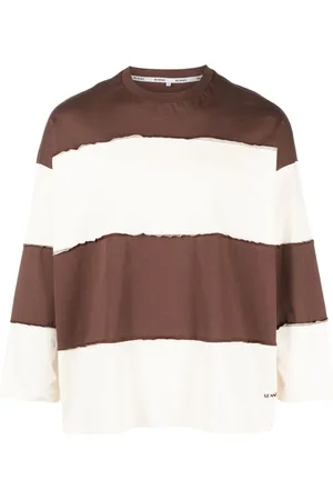 SUNNEI Three-quarter sleeved cotton T-shirt
