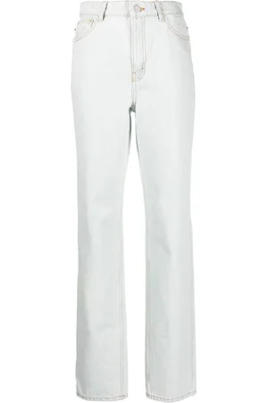 Gestuz Mid-rise straight-leg jeans