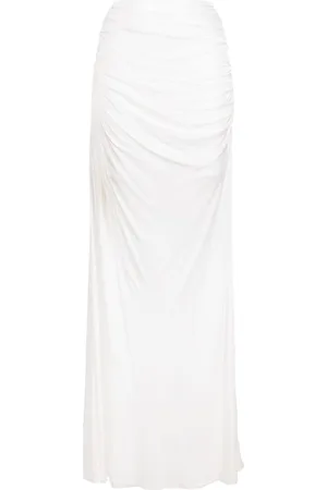 ANDREADAMO Draped maxi skirt