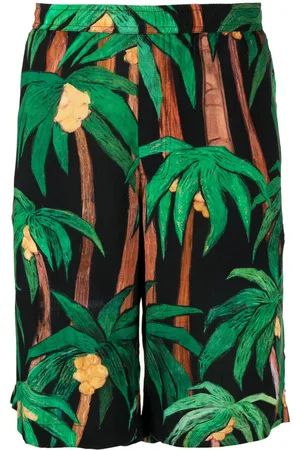 Endless Joy Palm tree-print bermuda shorts