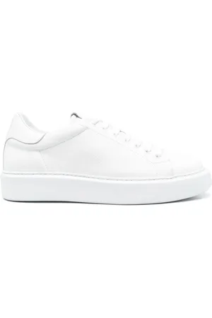 Giuliano Galiano Lace-up calf-leather sneakers